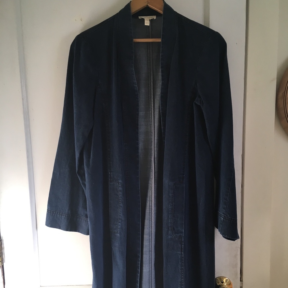 NWOT Eileen Fisher Denim Duster Jacket